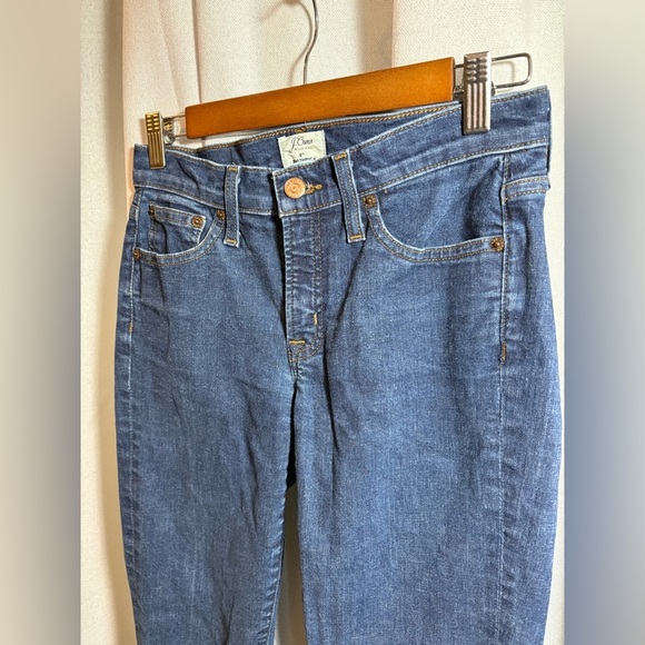 J. Crew High Rise 8” Tooth Pick Jeans Size 26‎ EUC 0334 - Picture 3 of 12